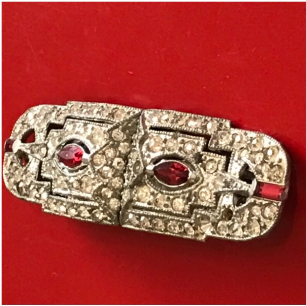 Coro Duette vintage rhinestone brooch/pin rare
